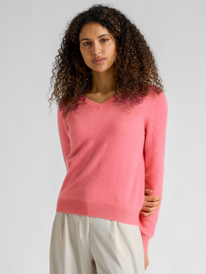 Kashmirgenser "Erle" - Bubblegum pink