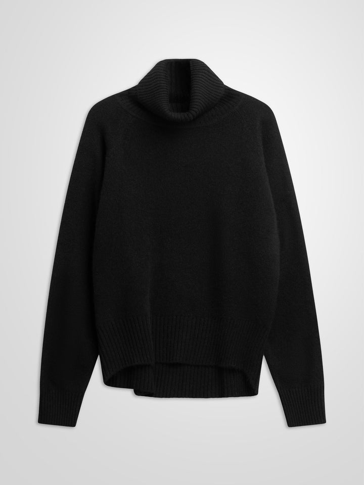 kashmina kashmirgenser milano sort kashmir kashmirull ull norsk design bærekraftig mote, skandinavisk design