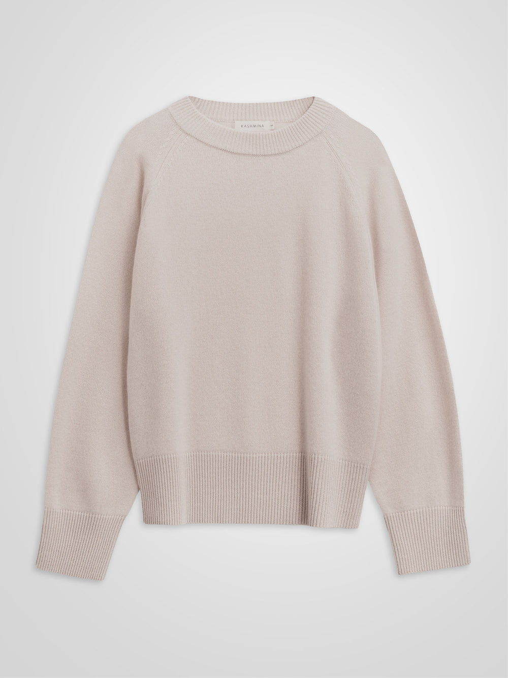 Kashmirgenser "Signy" i 100% ren kasjmirull. Norsk design fra Kashmina. Farge: Cream.