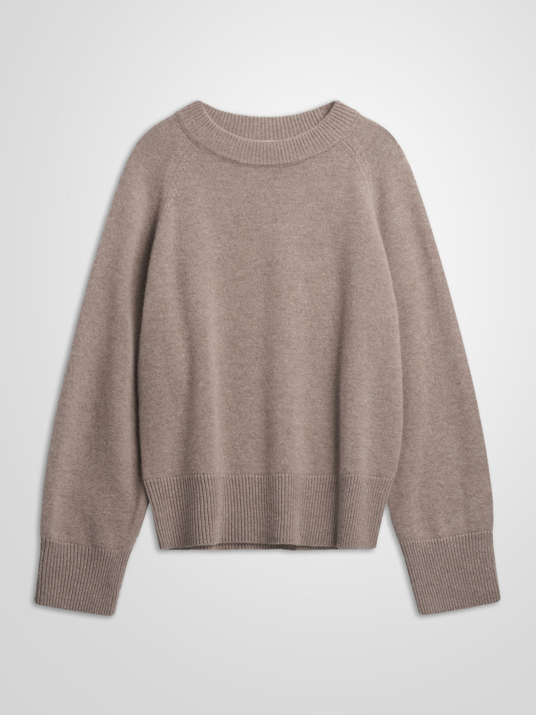 Kashmirgenser "Signy" i 100% ren kasjmirull. Norsk design fra Kashmina. Farge: Toast.