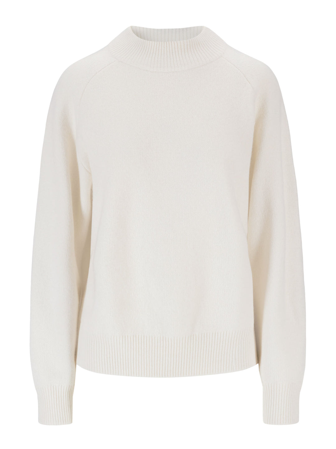 Hvit kashmirgenser i 100% kasjmirull, Norsk design fra Kashmina