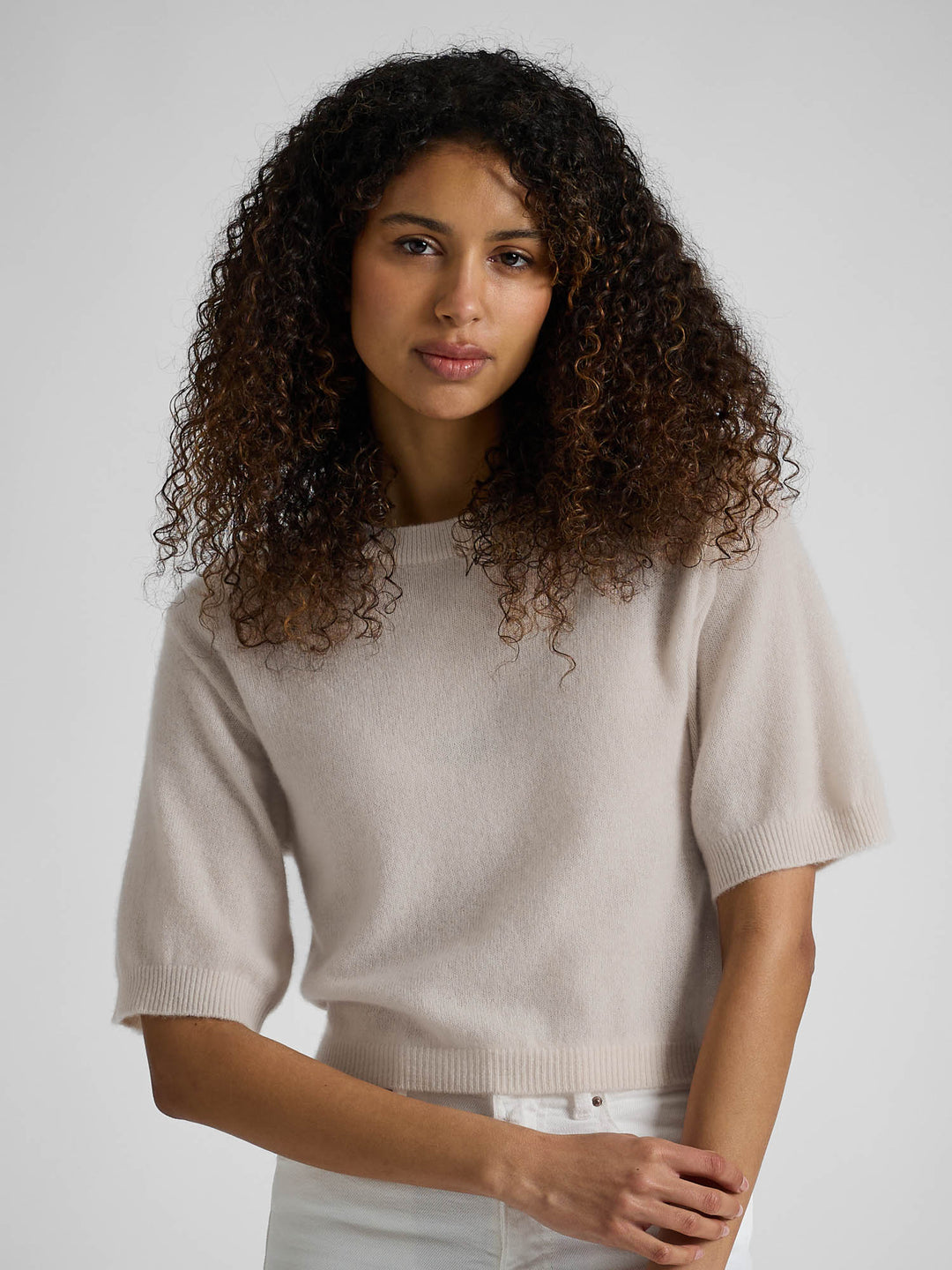 Kashmirgenser "Sval" - Cream