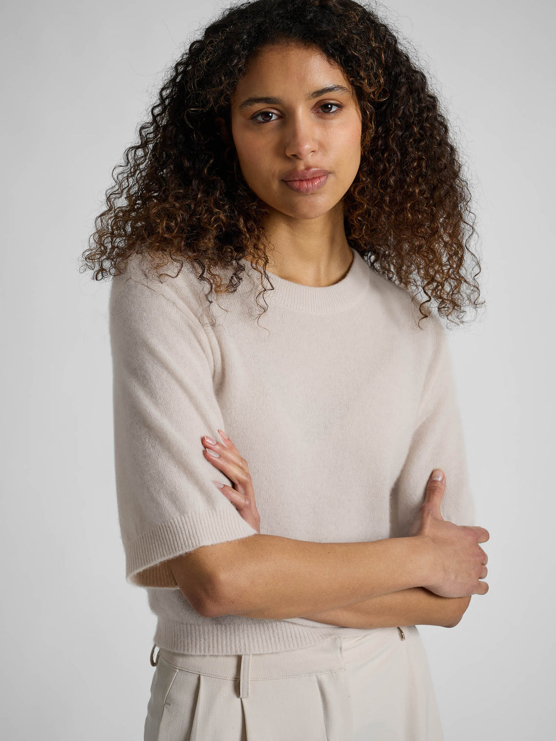 Kashmirgenser "Sval" - Cream