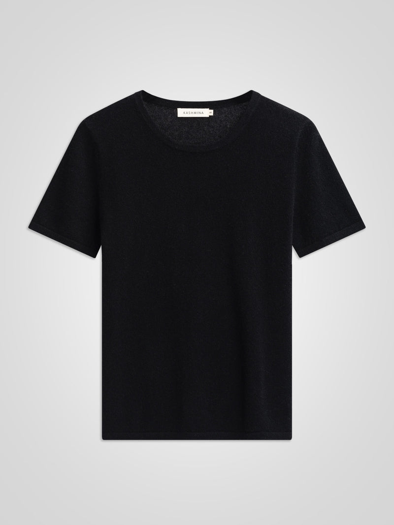 Kashmirgenser t-shirt i 100% kashmirull fra Kashmina