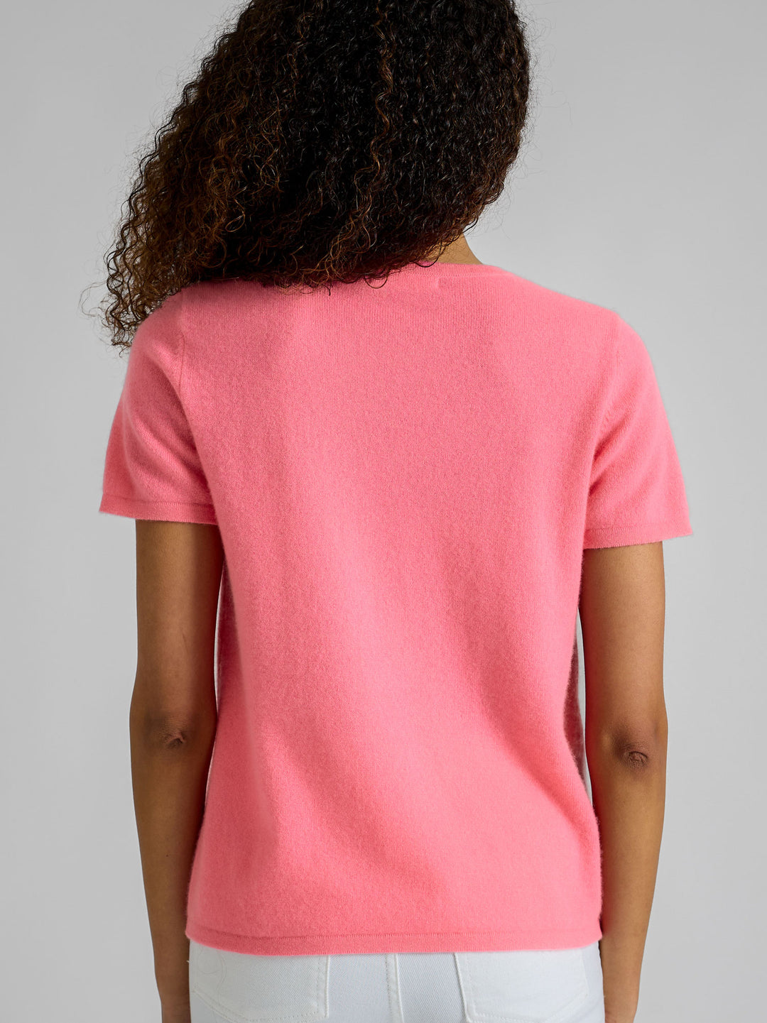 Kashmir t-shirt "Fresh" - Bubblegum pink