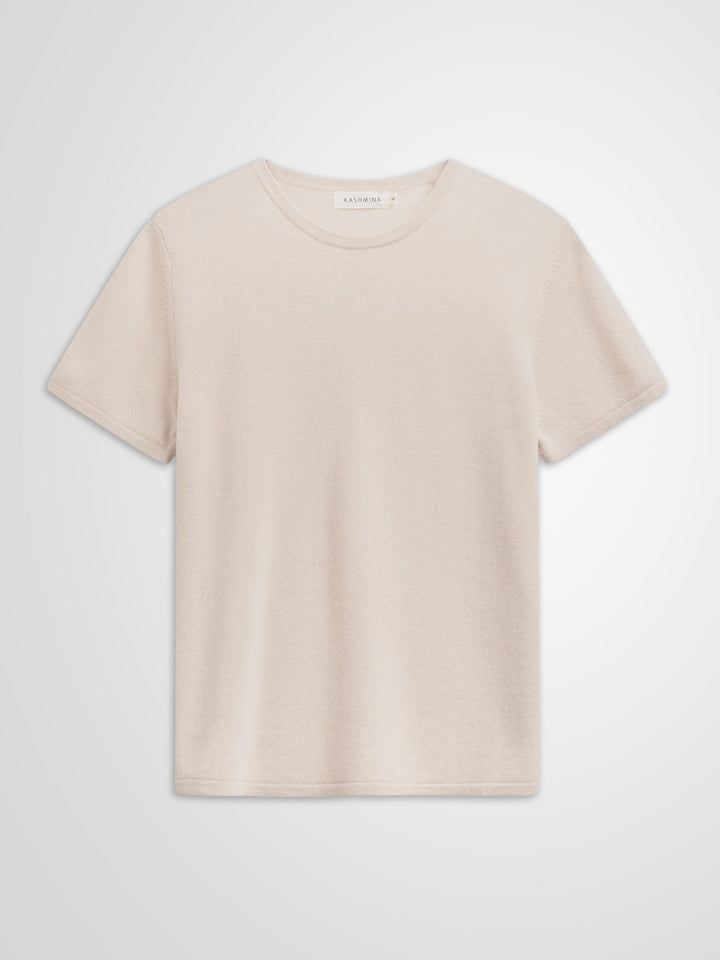 Kashmir t-shirt "Fresh" - Cream