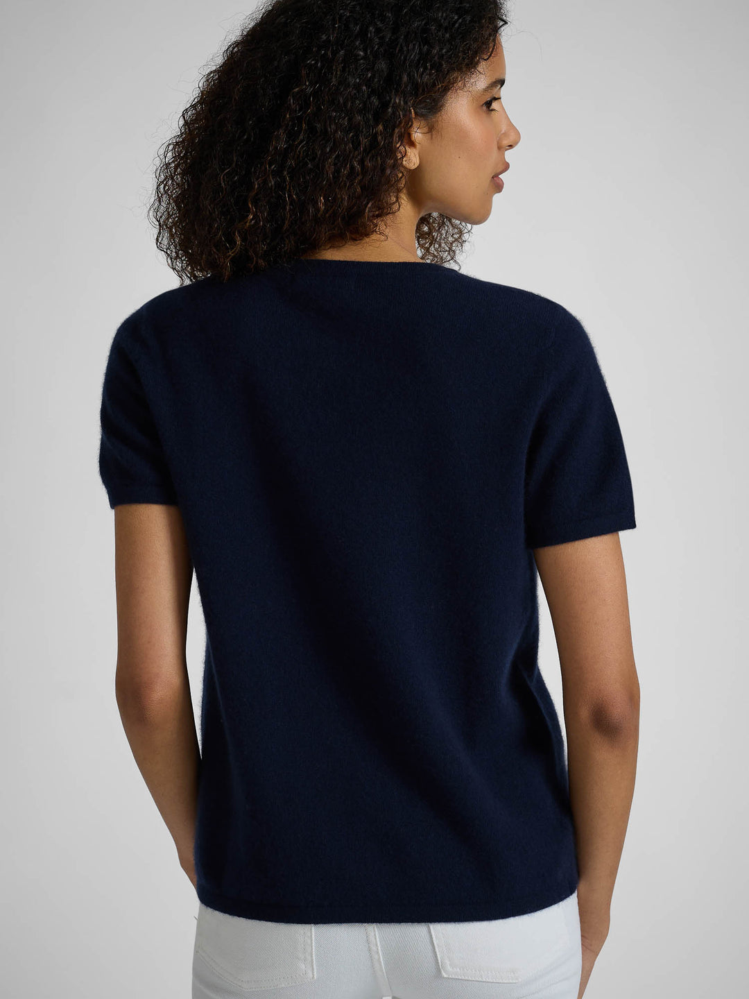 Kashmir t-shirt "Fresh" - Navy