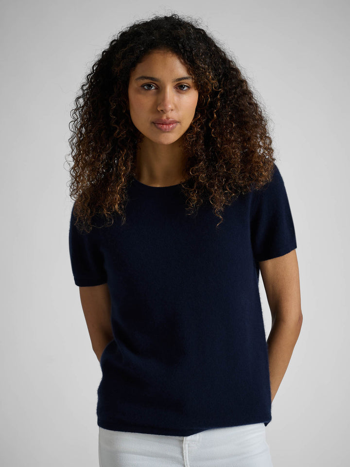 Kashmir t-shirt "Fresh" - Navy
