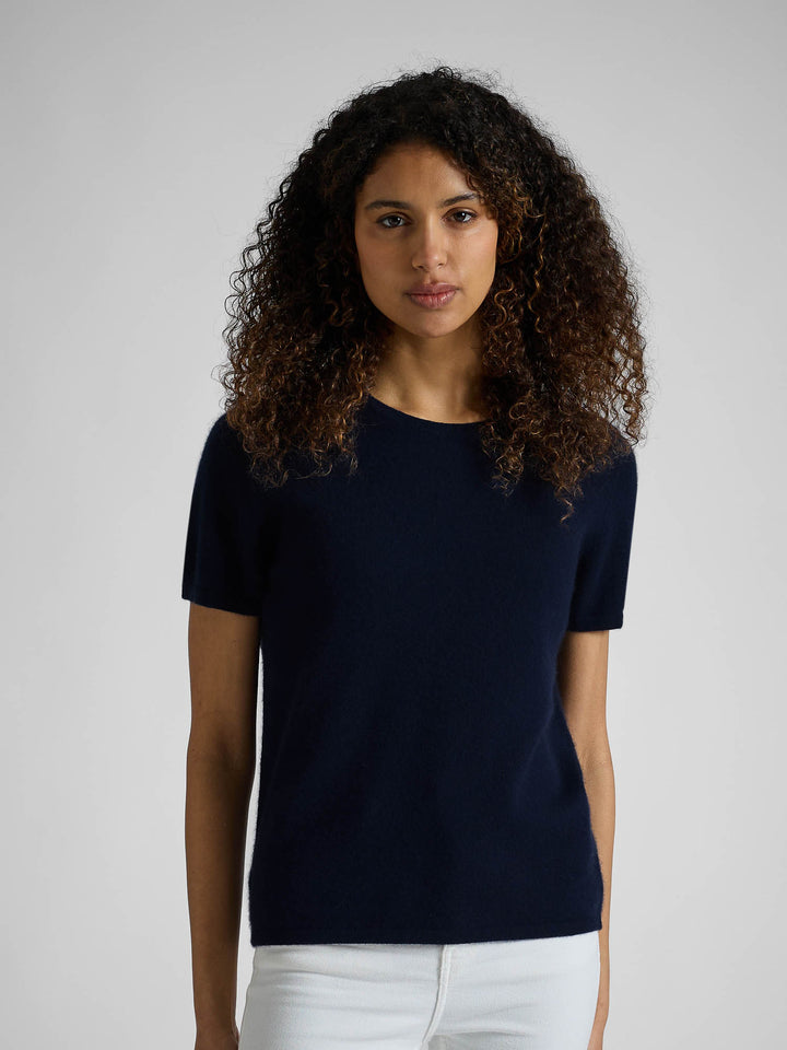 Kashmir t-shirt "Fresh" - Navy