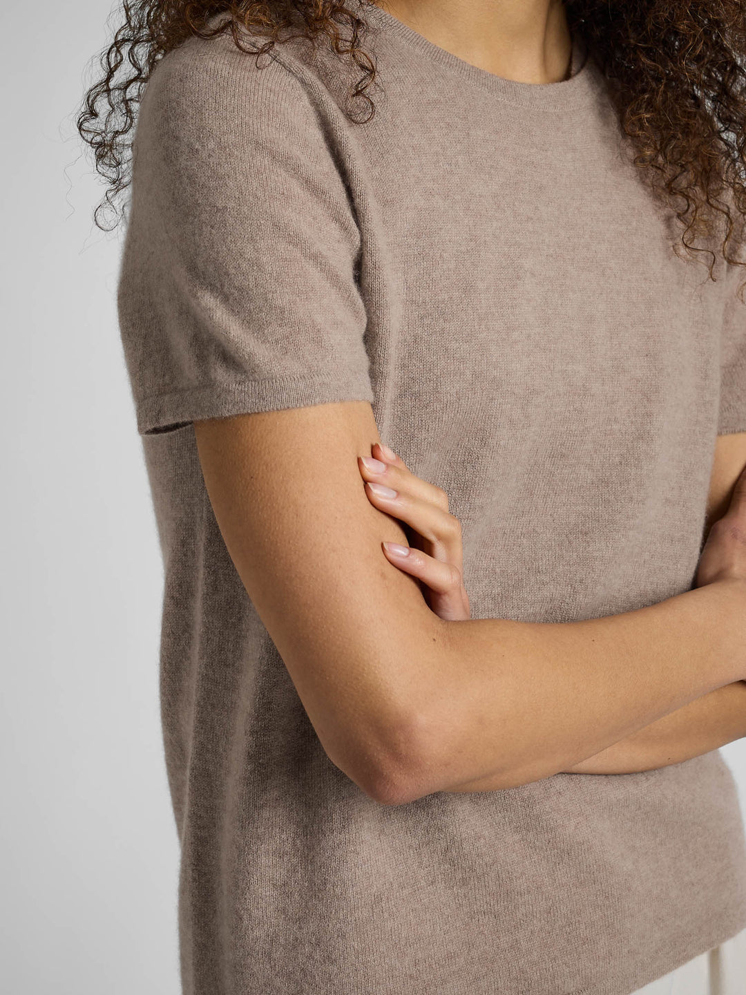 Kashmir t-shirt "Fresh" - toast