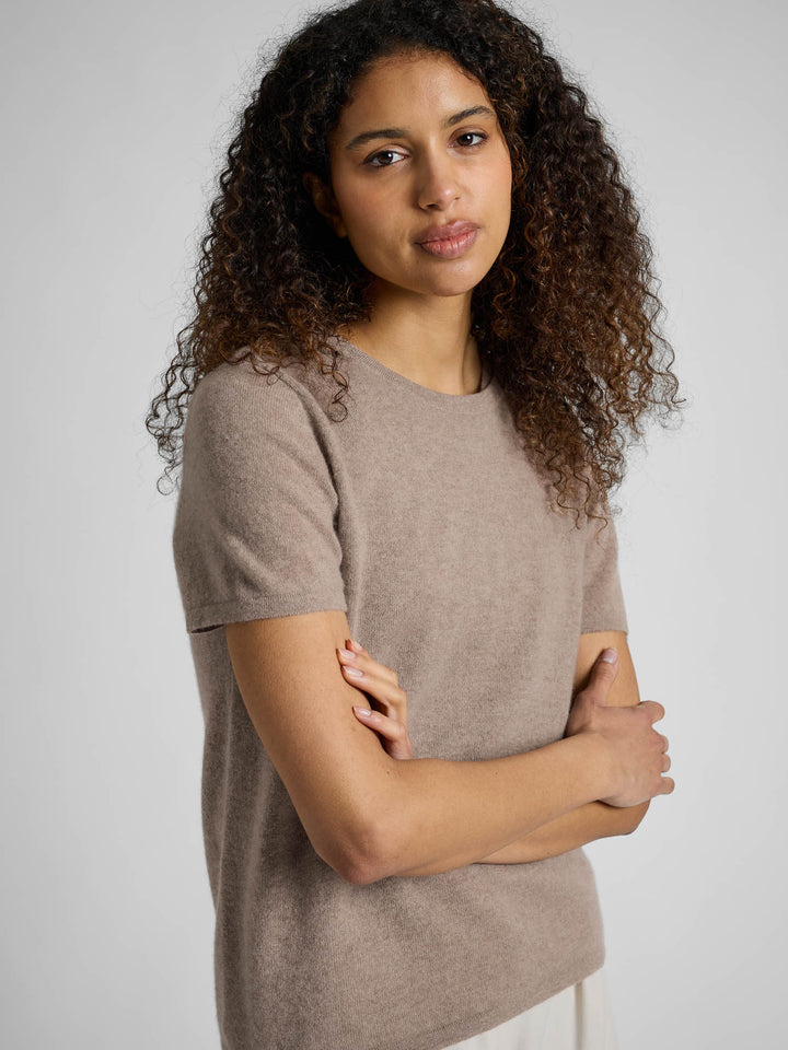 Kashmir t-shirt "Fresh" - toast