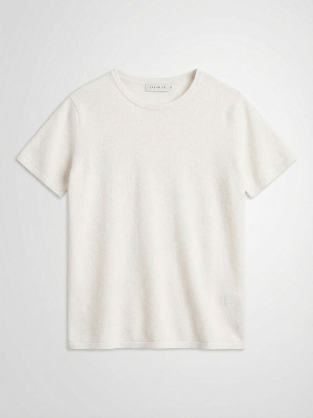 Kashmir t-shirt "Fresh" - hvit
