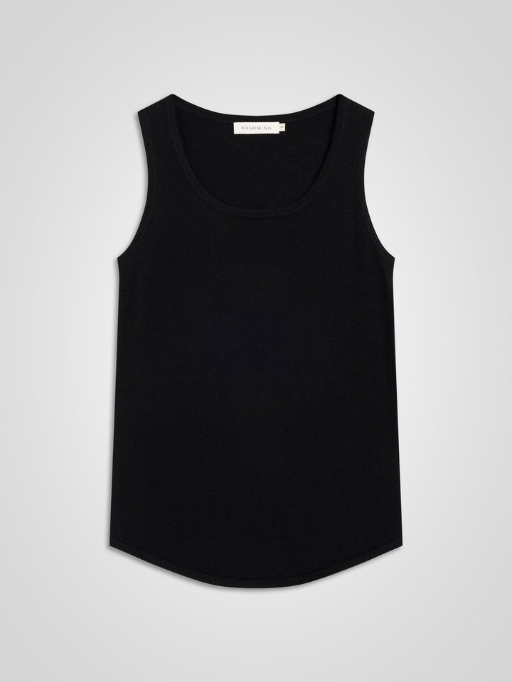 Kashmirtrøye i 100% kashmir. Farge: Sort. Norsk design fra Kashmina.