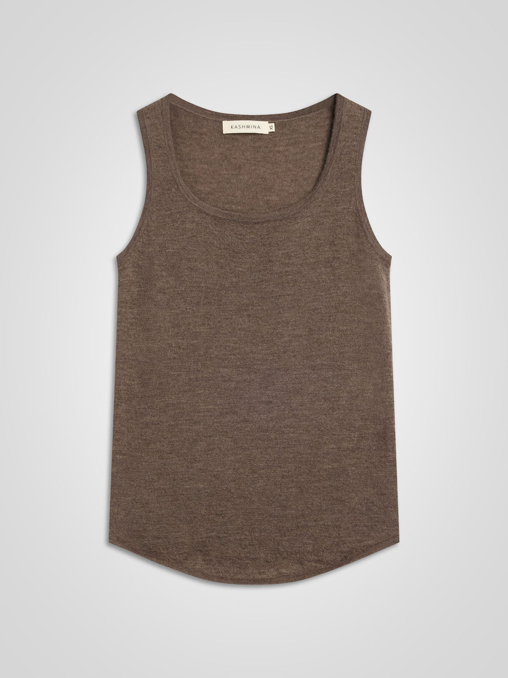 Kashmirsinglet "Skin" 100% kasjmir. Norsk design fra Kashmina. Farge: Dark Toast.