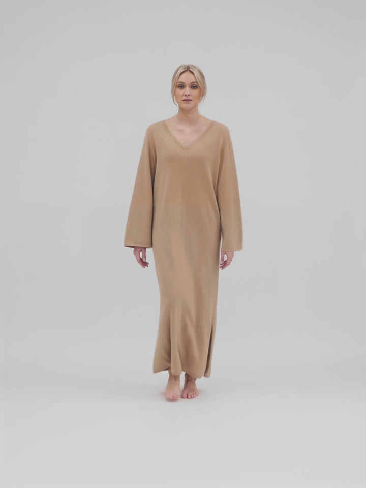 boheme maxi bohemian kashmina kashmir cashmere skjerf bærekraftig mote sustainable style fashion naturlig natural sand beige