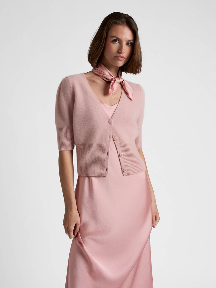 Silkekjole "Dahlia" - Dusty rose