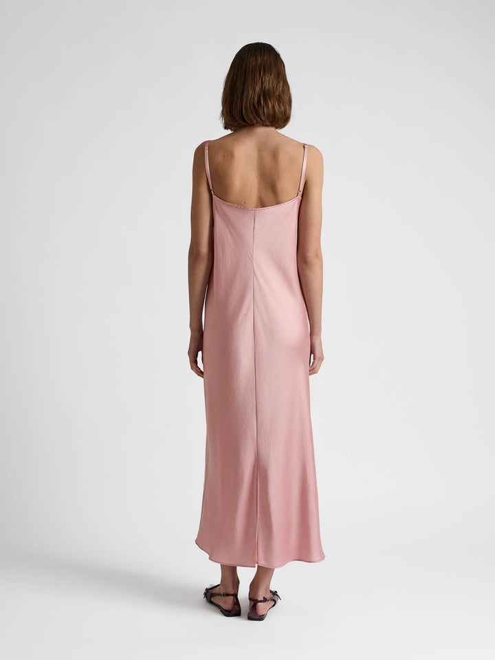 Silkekjole "Dahlia" - Dusty rose