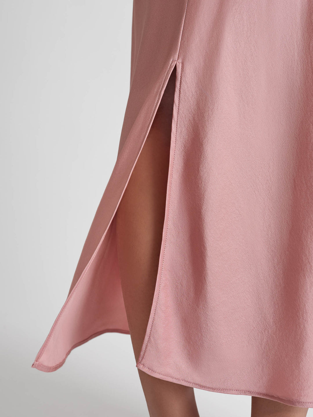 Silkekjole "Dahlia" - Dusty rose