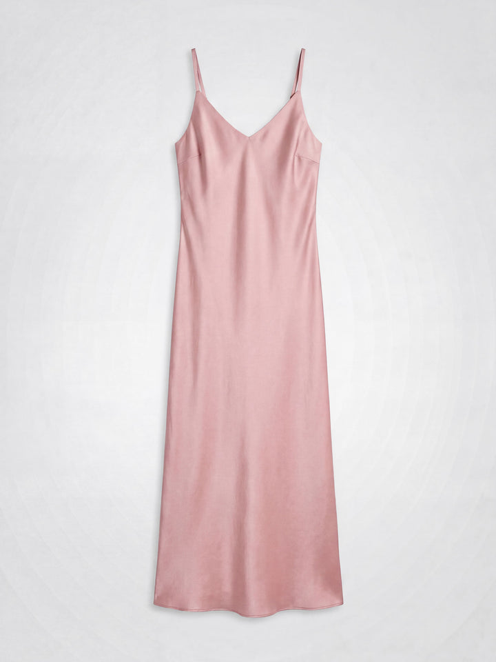 Silkekjole "Dahlia" - Dusty rose