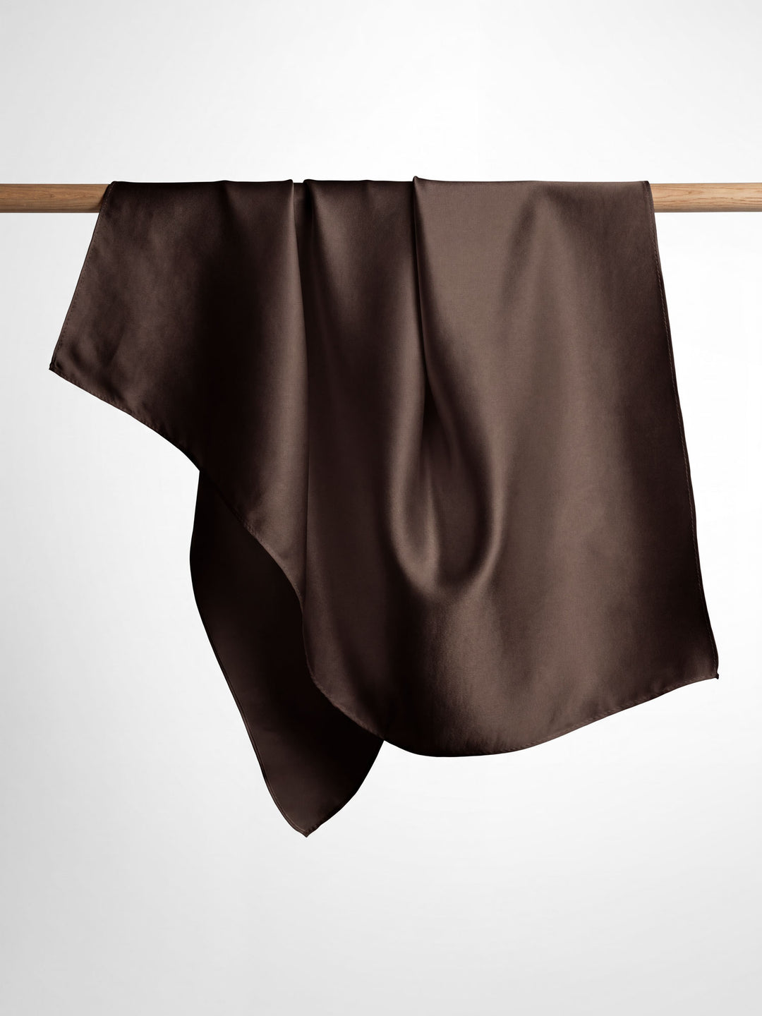 Silkeskjerf "Anemone" - Chocolate