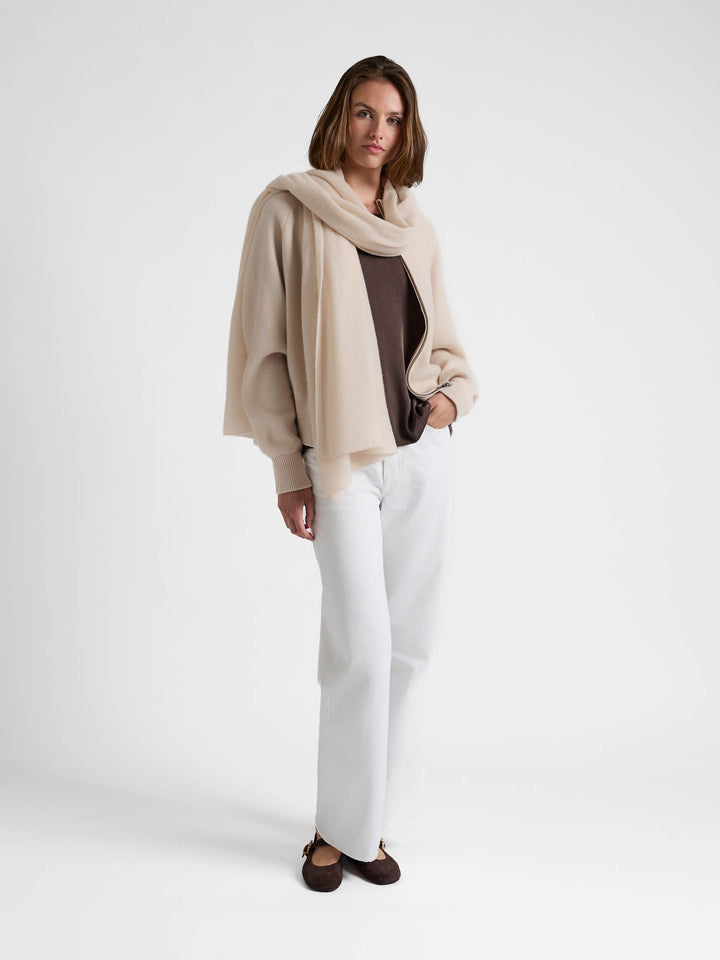 Silkebluse "Viola" - Chocolate