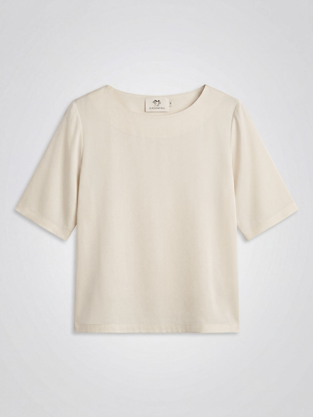Silkebluse "Viola" - Vanilla