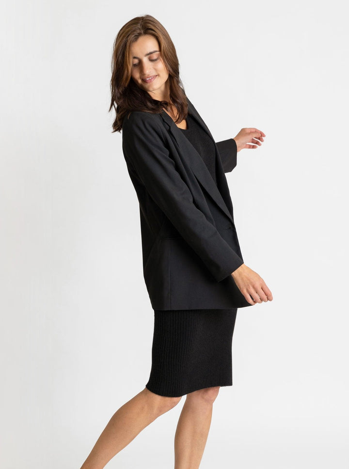 Kashmirkjole "Frida" Ribbestrikket kjole i 100% kashmir, fra Kashmina.