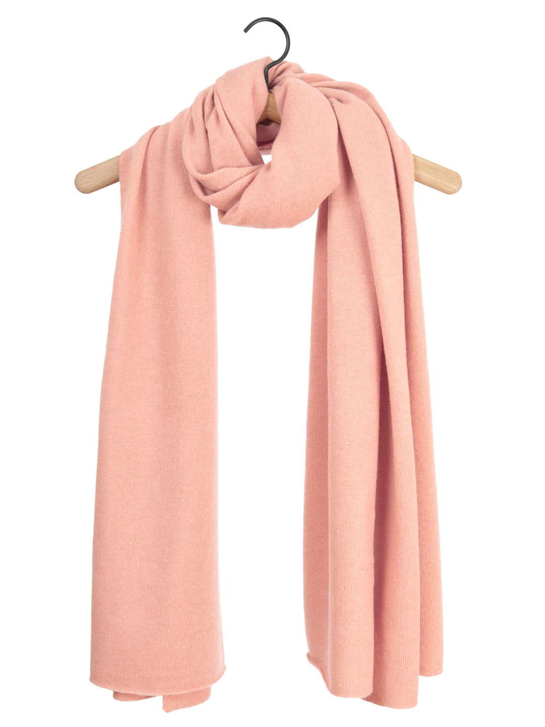 signaturskjerf, kashmina, peachy pink, kashmir skjerf, 100% ren kasjmir, bærekraftig høst vinter