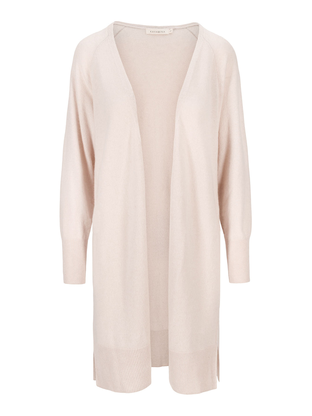 Kashmircardigan "flow knee" i 100% kashmir fra Kashmina