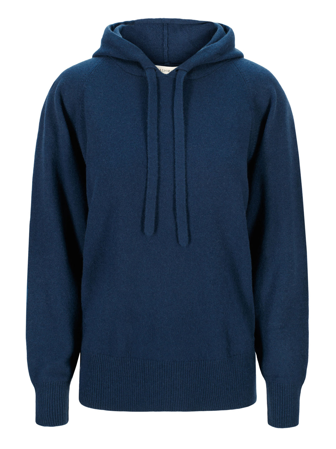 KASHMINA Hettegenser i 100% kashmir hoodie, lux mountain blue