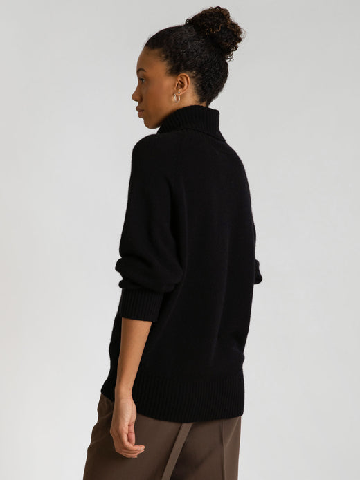 kashmina kashmirgenser milano sort kashmir kashmirull ull norsk design bærekraftig mote, skandinavisk design