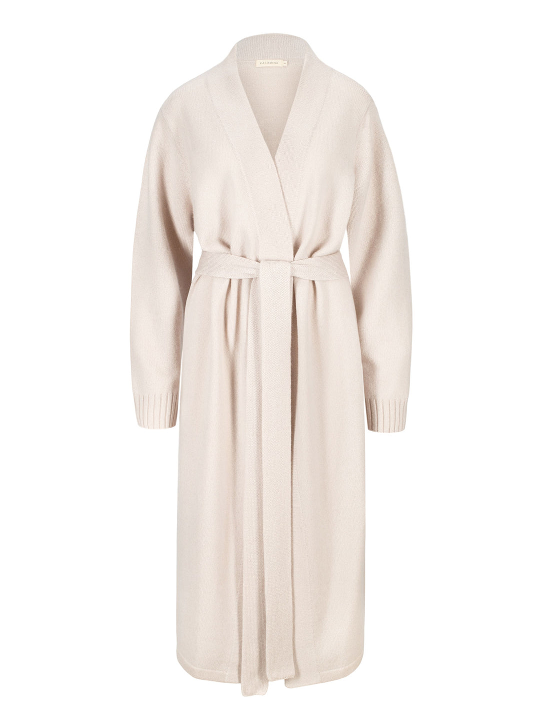 morgenkåpe i 100% kashmir fra Kashmina, comfort robe perlemor