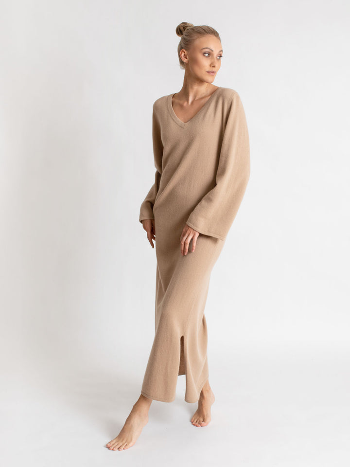 boheme maxi bohemian kashmina kashmir cashmere skjerf bærekraftig mote sustainable style fashion naturlig natural sand beige